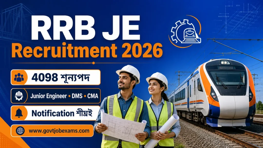 RRB JE Recruitment 2026